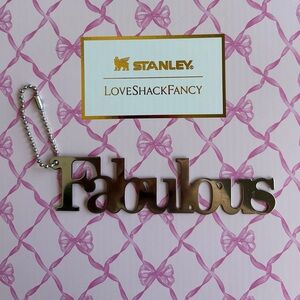 ♥️💖 FABULOUS Silver Word Bag Charm or Keychain NWOT